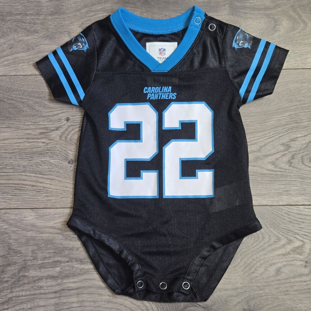 Carolina Panthers McCaffrey #22 Infant Jersey Bodysuit 3-6M NFL Team Apparel